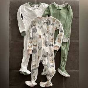 Cloud Island 12m Gender Neutral footie pjs